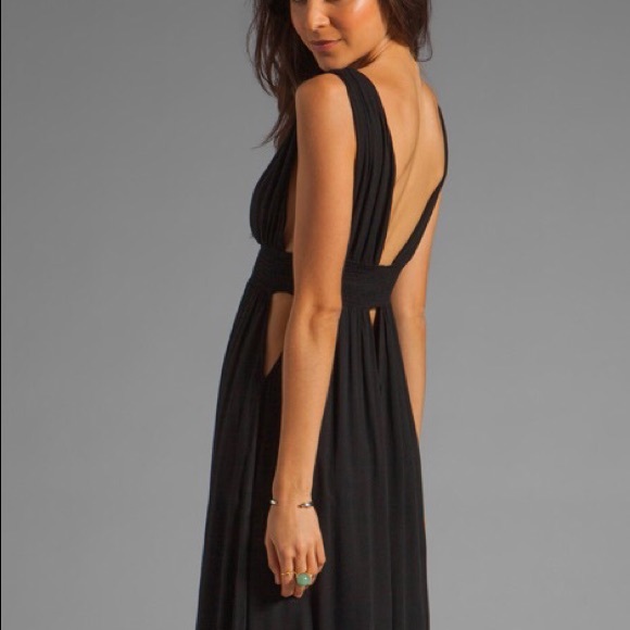 Indah Anjeli empire maxi dress black xs - Picture 3 of 7